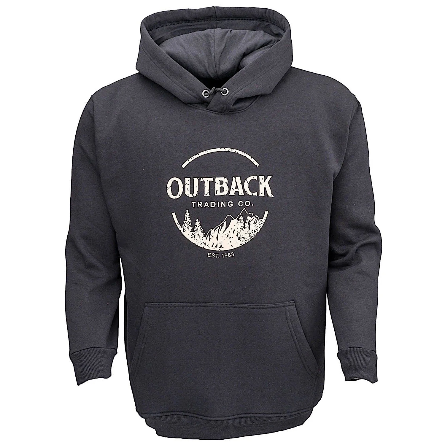 Outback Trading Men's Outback Hoodie - Black