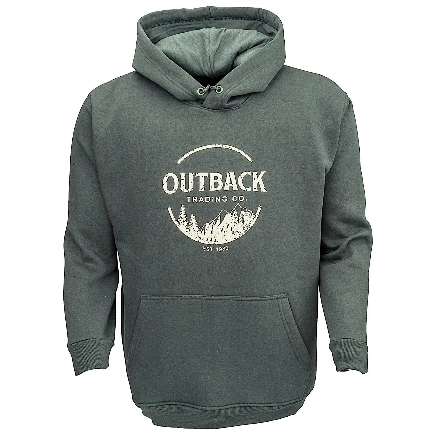 Outback Trading Men's Outback Hoodie - Olive