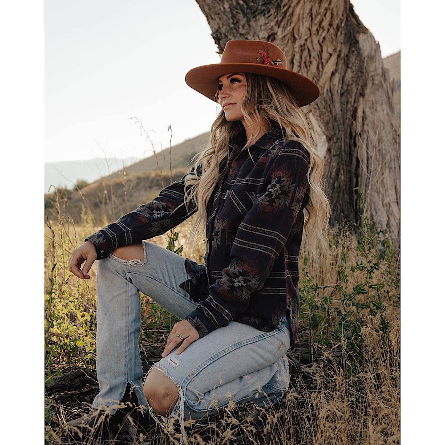 Outback Trading Women's Brianna Shirt - Black - Image 2