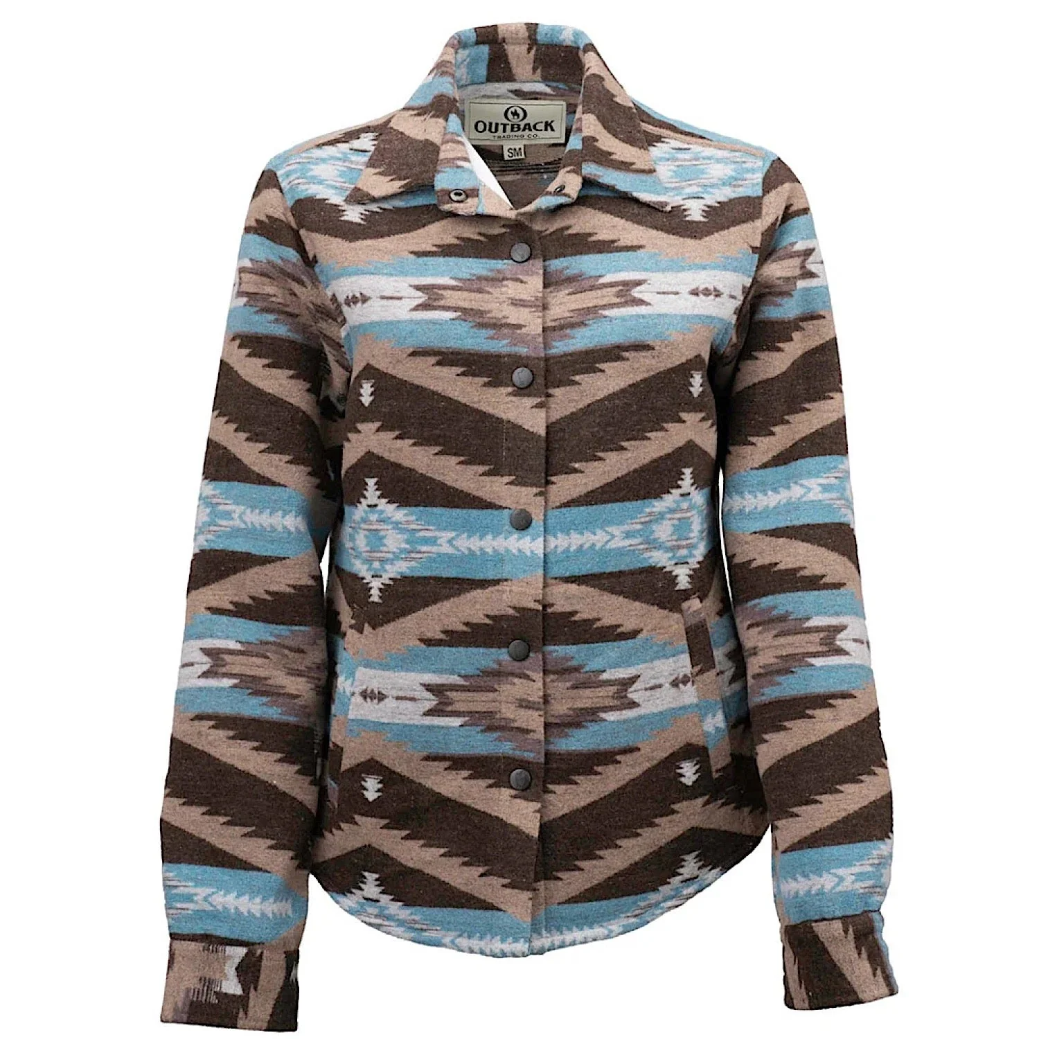 Outback Trading Women's Daphne Shirt Jacket - Light Brown