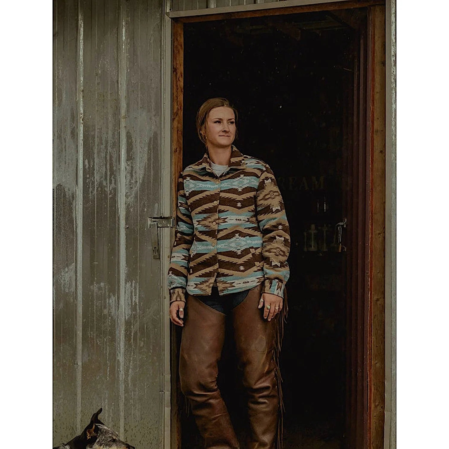 Outback Trading Women's Daphne Shirt Jacket - Light Brown - Image 2
