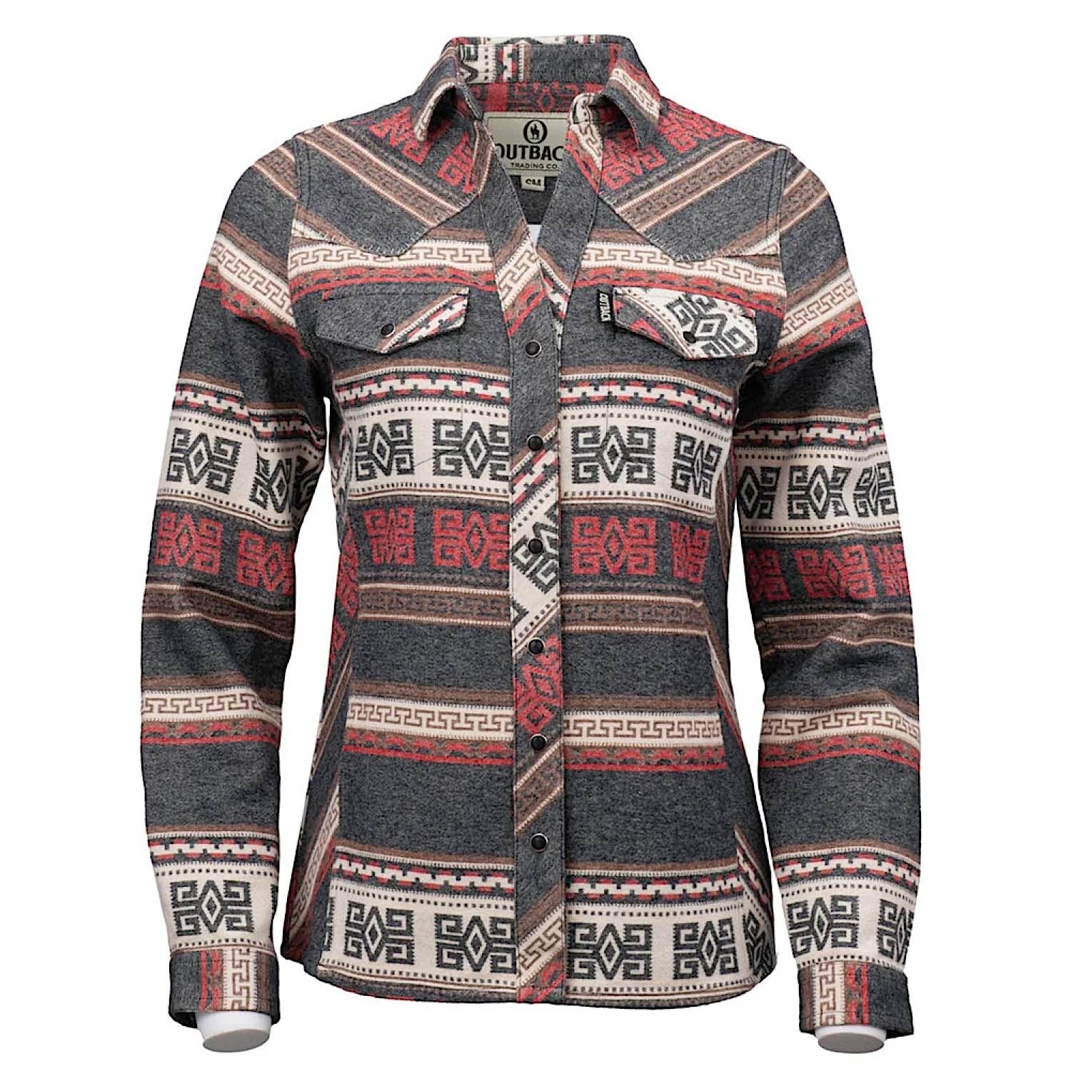 Outback Trading Women's Lorelei Performance Shirt - Red