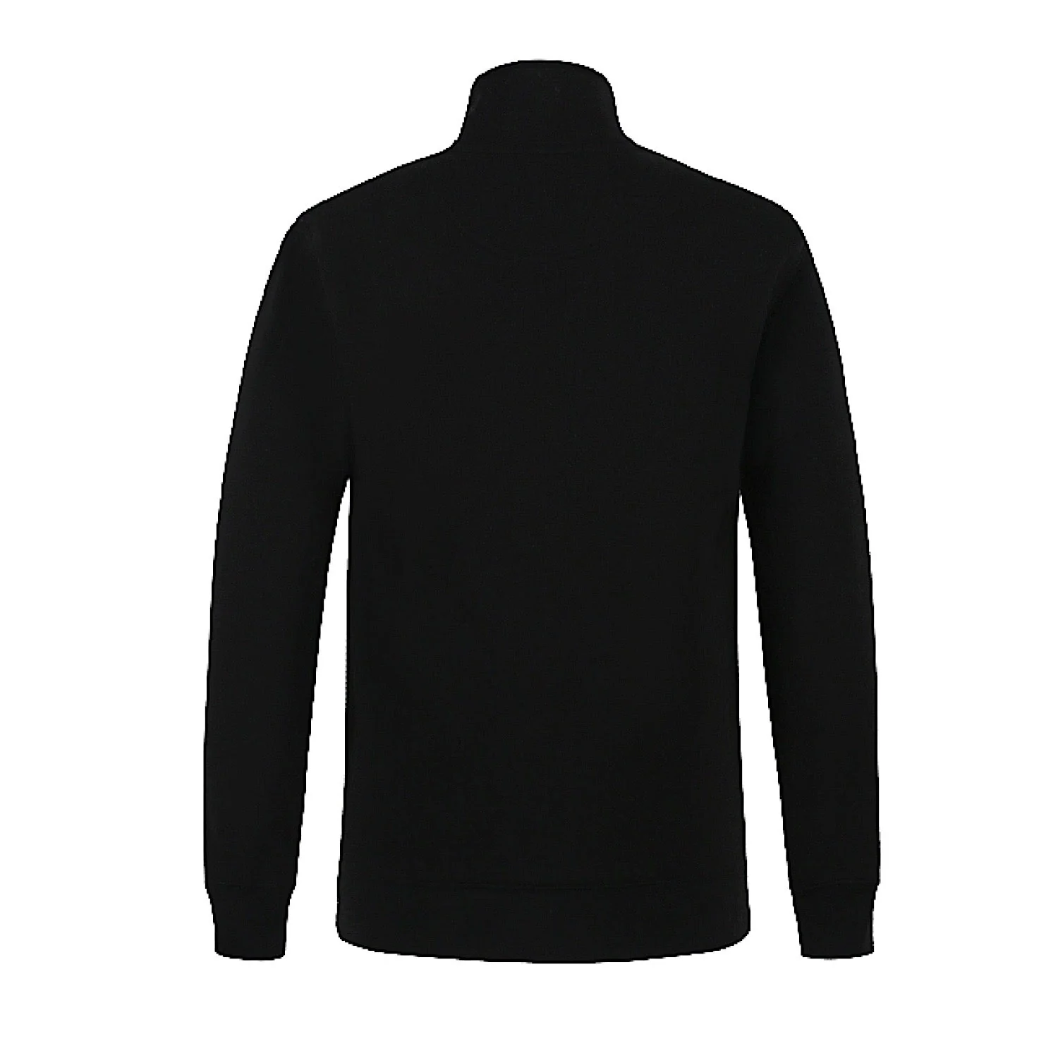 Pilbara Men's Classic Fleece Pullover - Black - Image 2