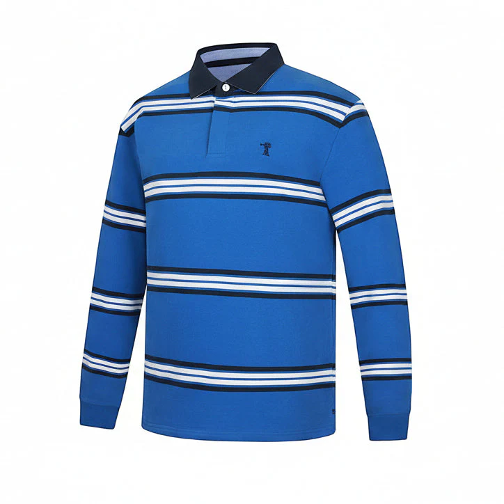 Pilbara Men's Classic Rugby Jersey - Blue/Navy/White