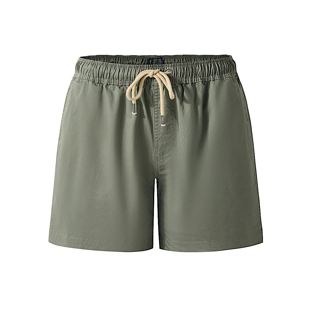 Pilbara Men's Cotton Stretch Walk Short - Pale Olive