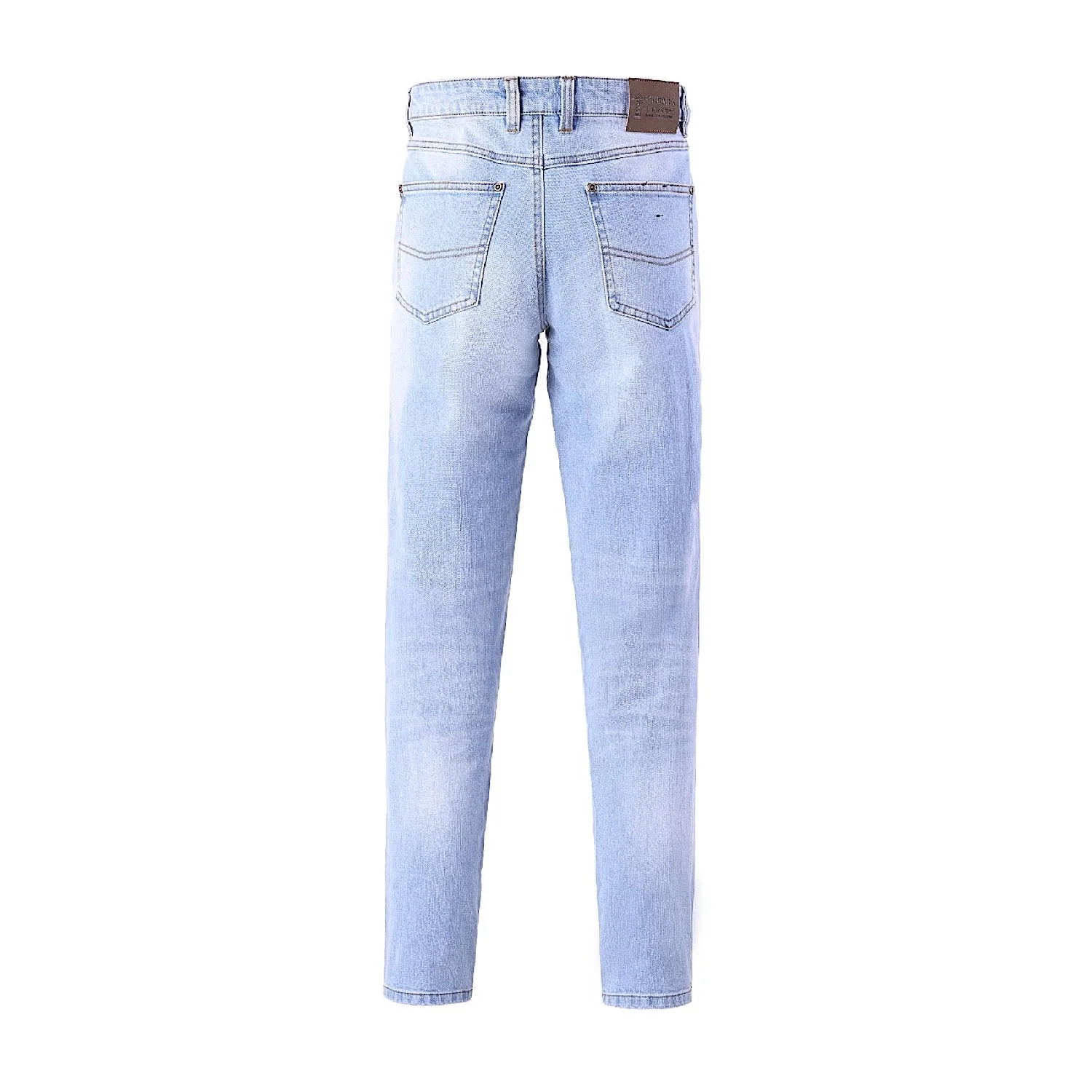 Pilbara Men's Denim Stretch Jeans - Acid Wash - Image 2