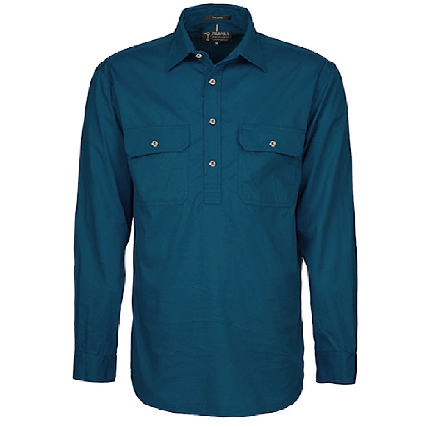Pilbara Men's Heavy Weight Closed Front Shirt - Diesel