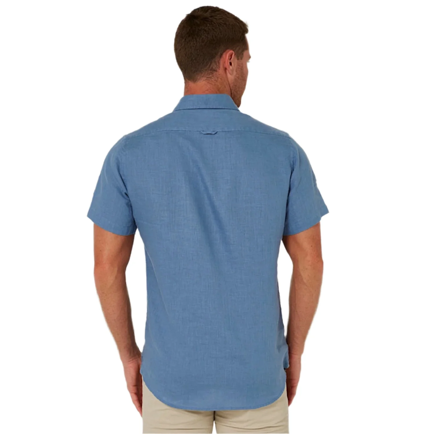 Pilbara Men's Linen S/S Shirt - Slate - Image 2