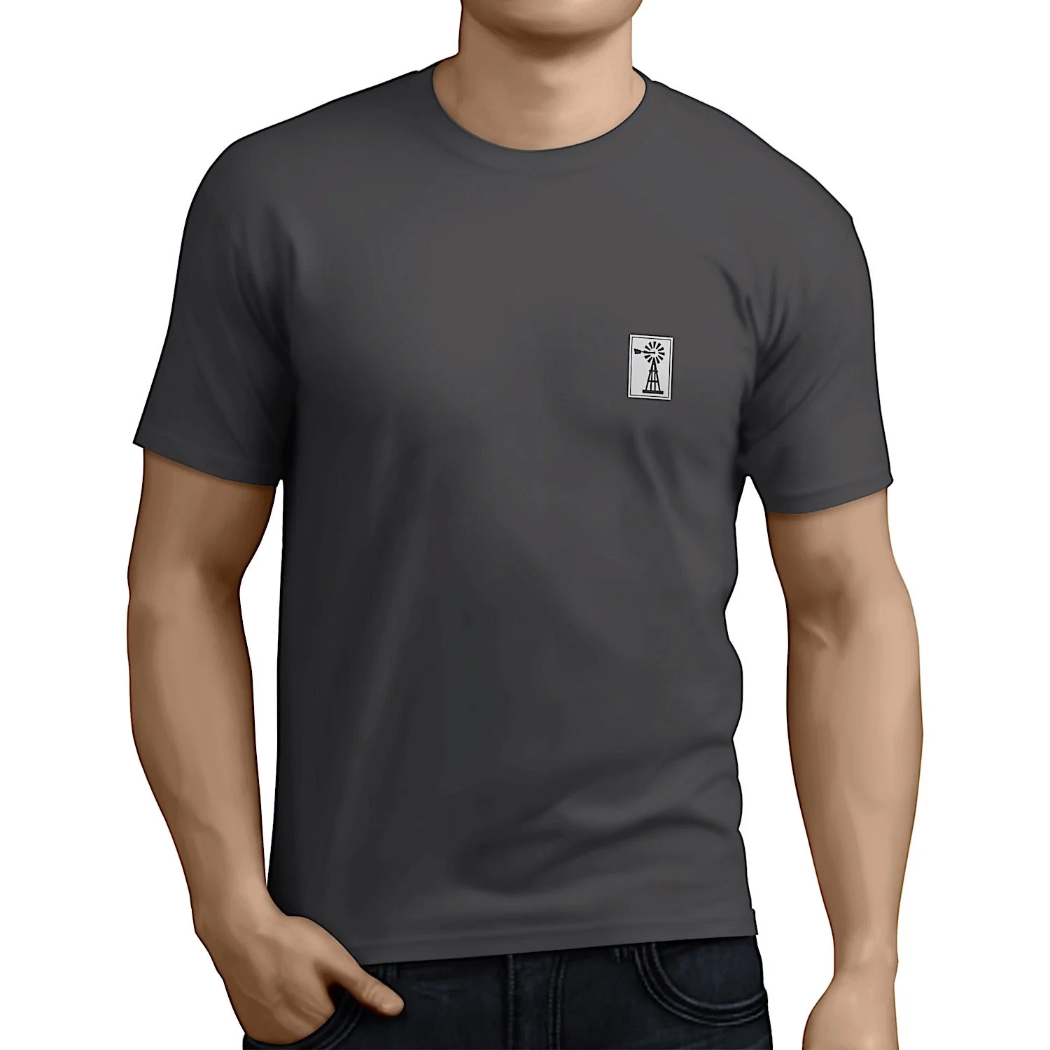Pilbara Men's Rodeo T-Shirt - Raven