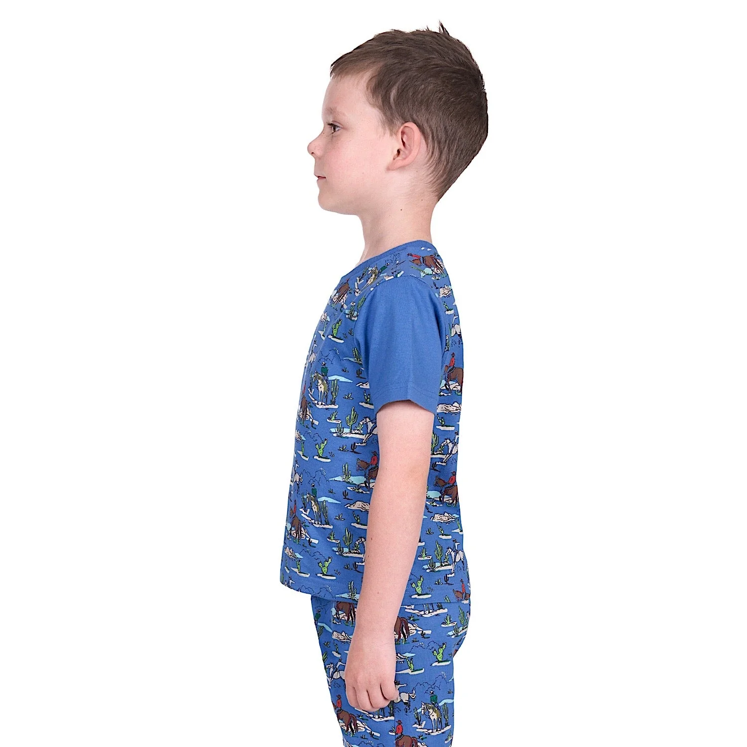 Pure Western Boy's Brady PJ - Denim - Image 2