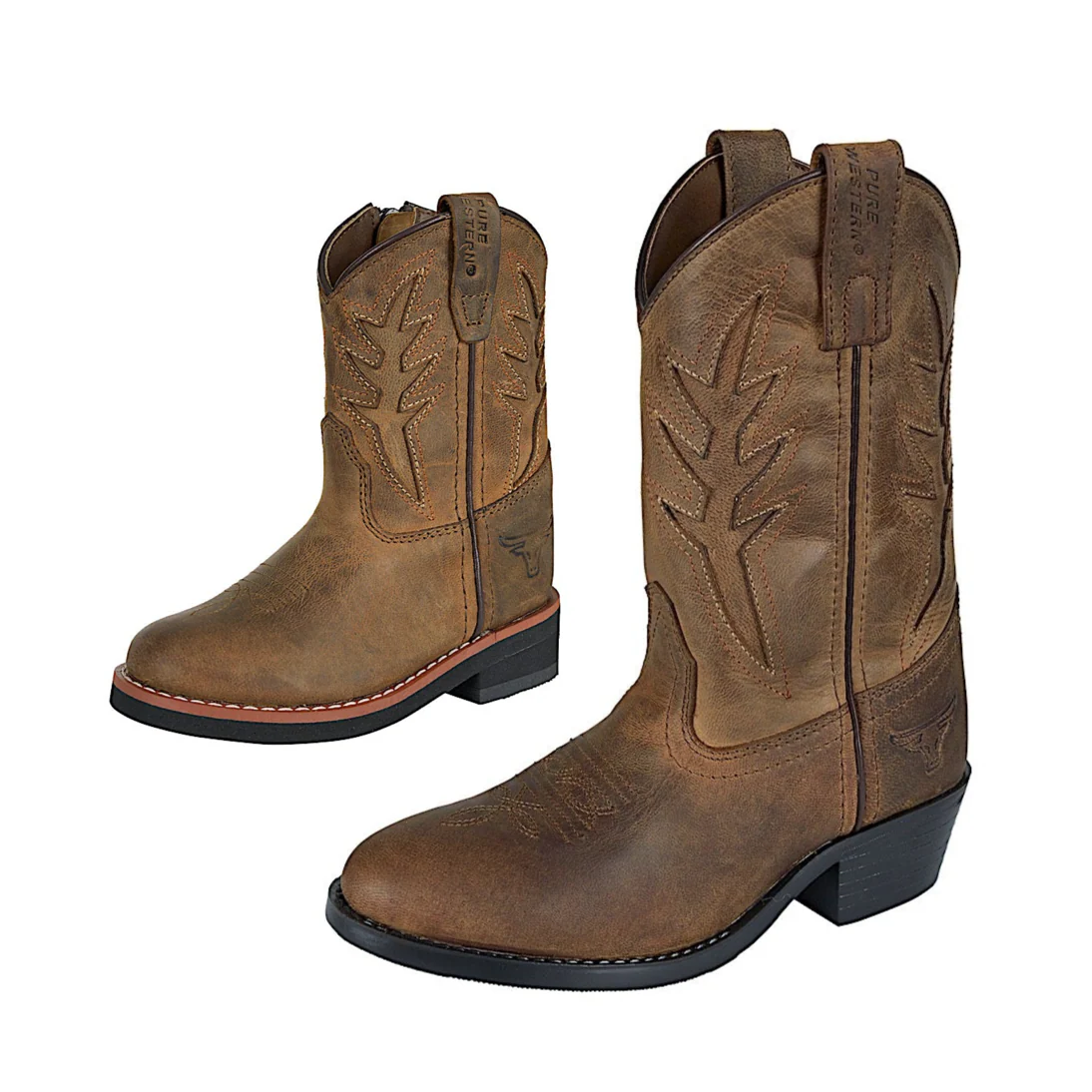 Pure Western Toddler and Children's Jolene Boot - Tan