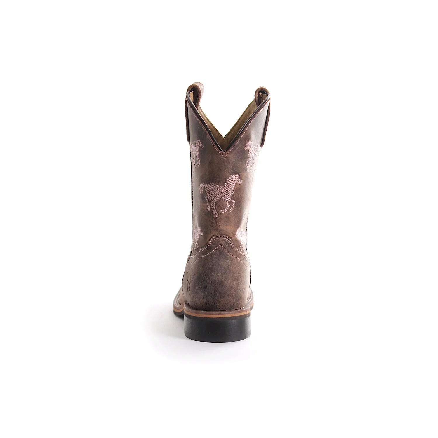 Pure Western CHILDRENS Selina Boot Oil Distress Brown - Image 3