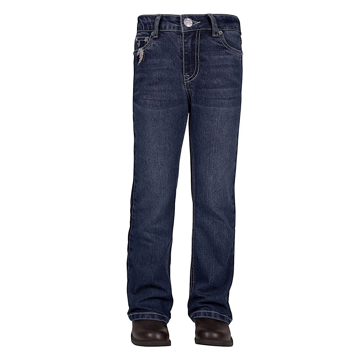 Pure Western Girl's Bec Boot Cut Jean - Indigo - Image 2