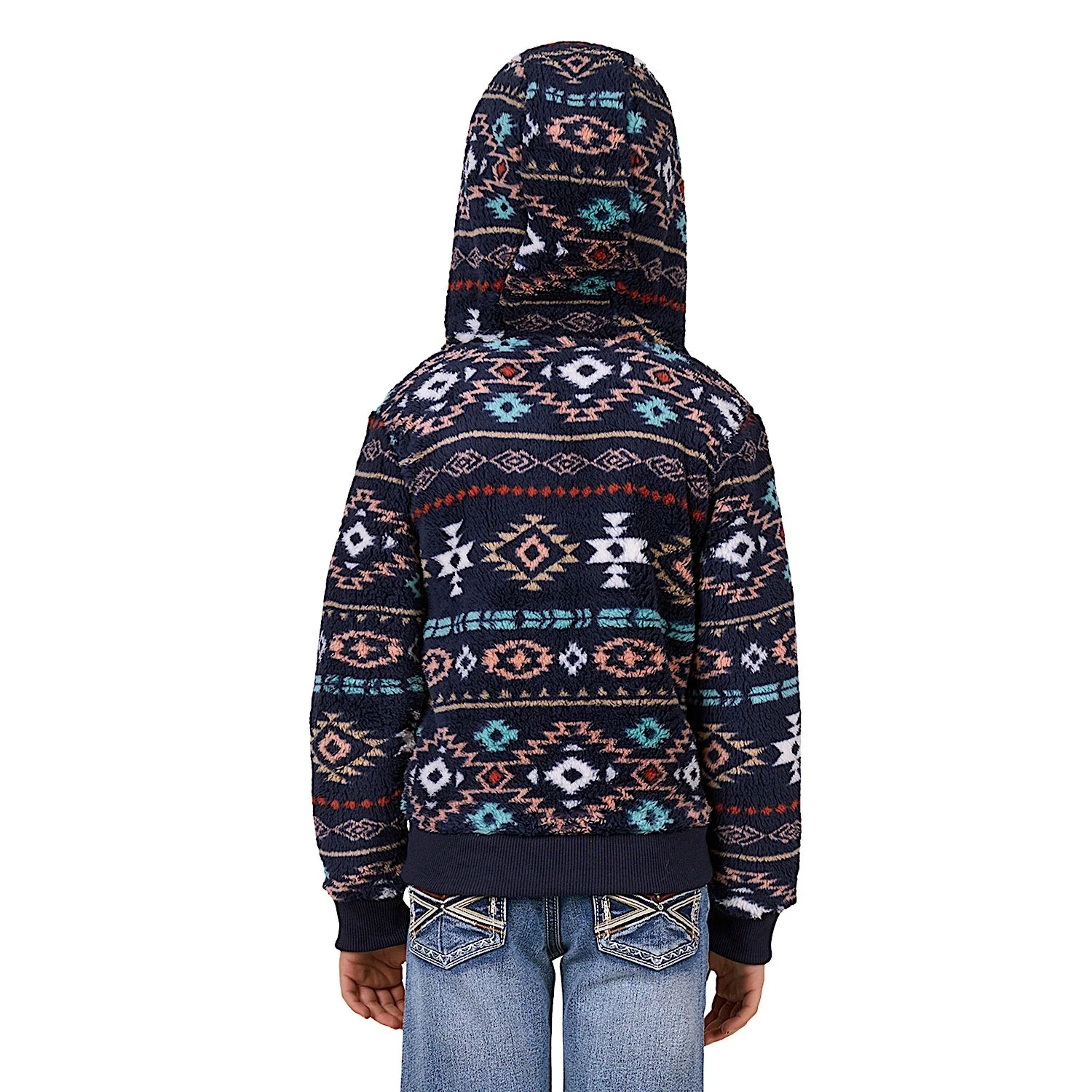 Pure Western Girl's Elodie Zip Through Hoodie - Multi - Image 2