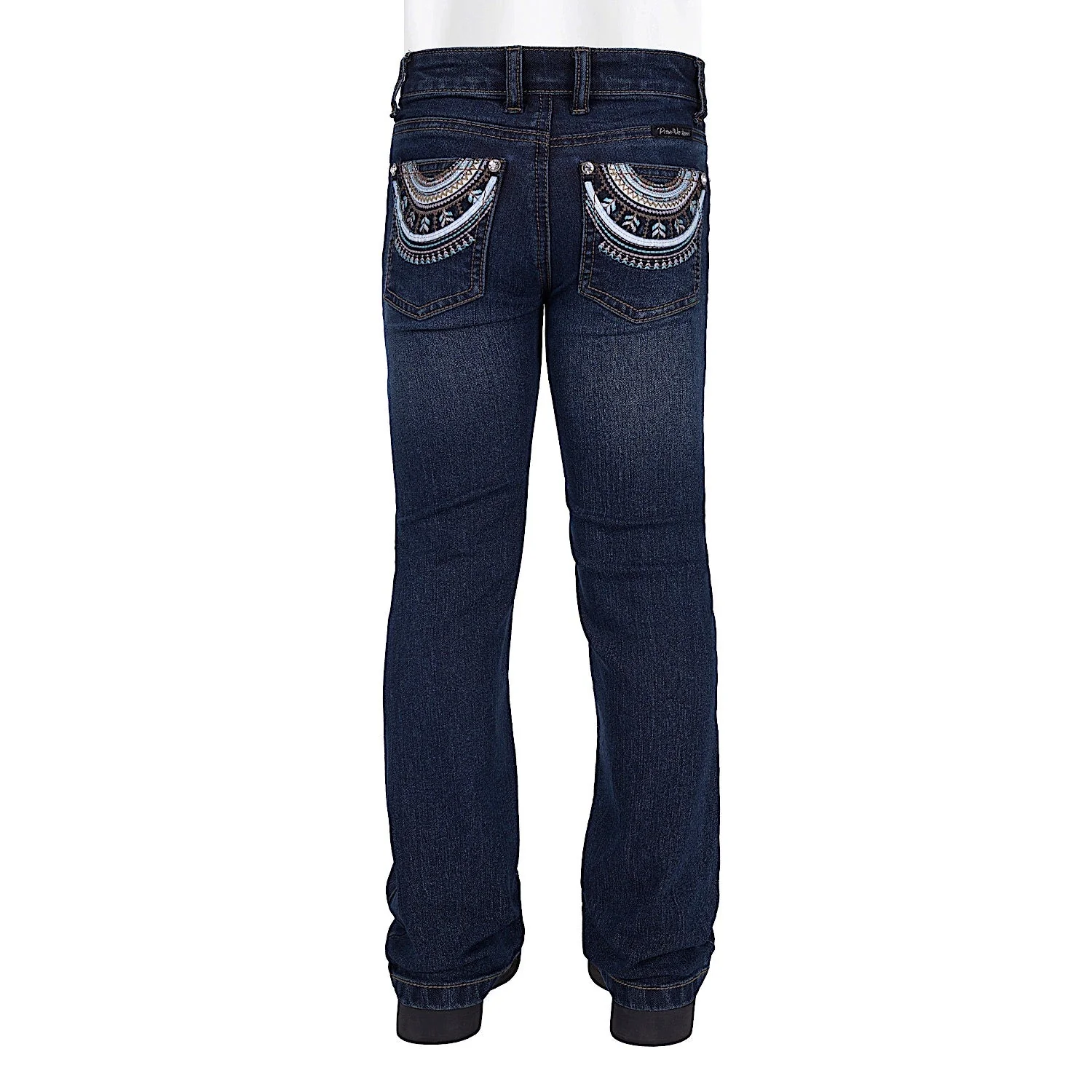 Pure Western Girl's Pat Boot Cut Jean - Evening Sky - Image 3