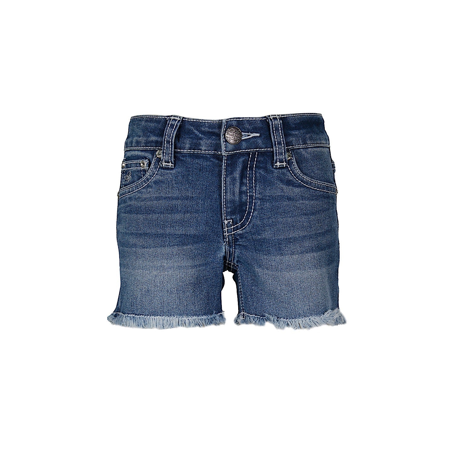Pure Western Girl's Peyton Short Retro Blue - Image 2