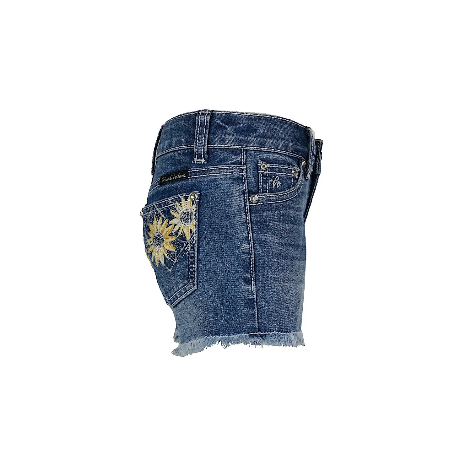 Pure Western Girl's Peyton Short Retro Blue - Image 4