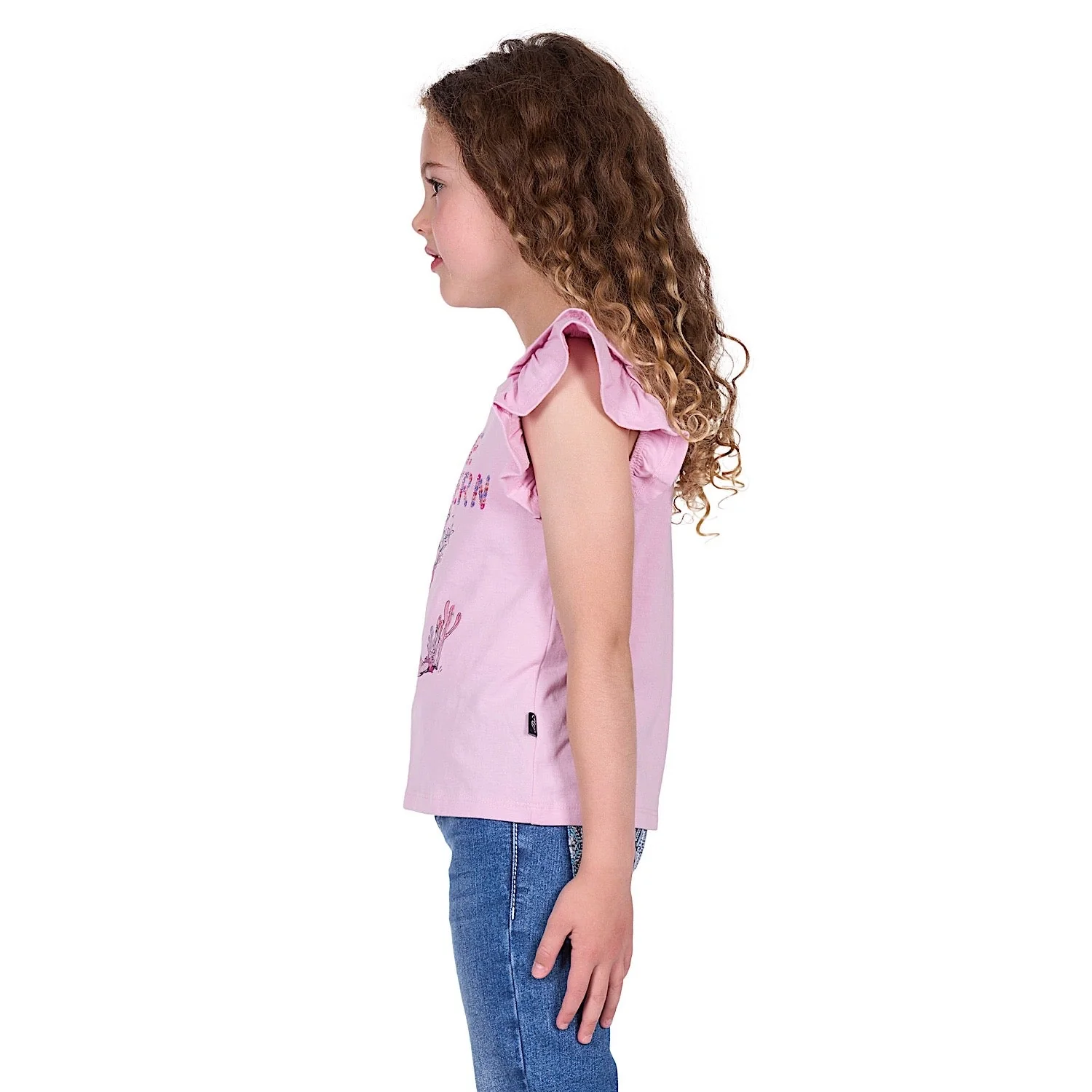 Pure Western Girl's Pietta Tee - Pink - Image 3