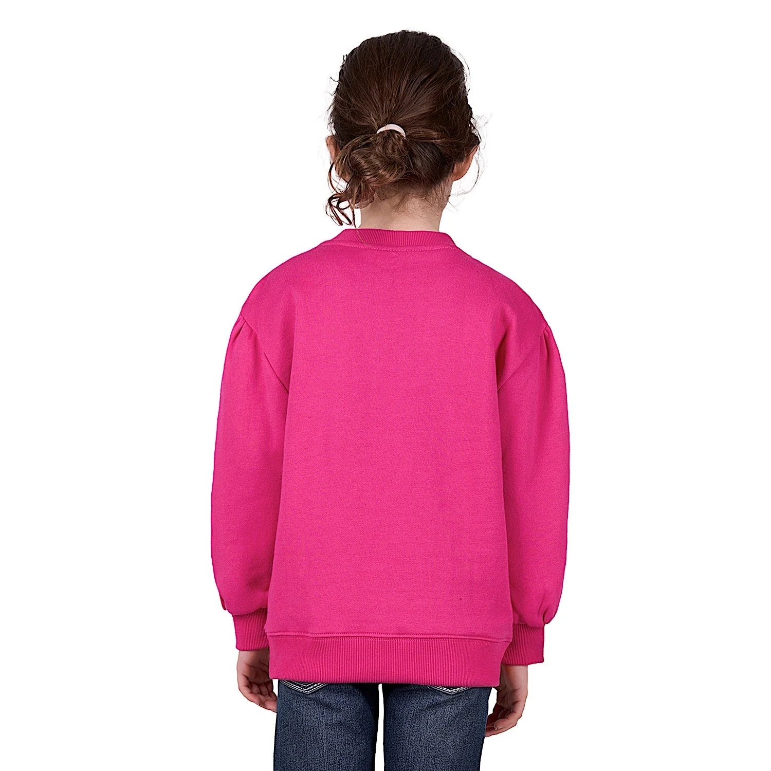 Pure Western Girl's Rachel Crew - Pink - Image 2