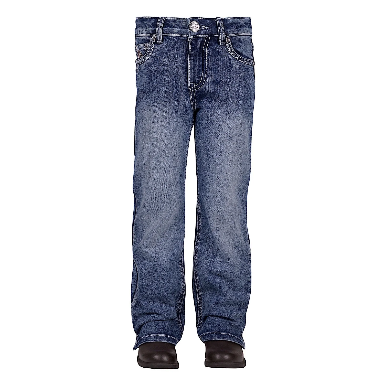 Pure Western Girl's Rue Straight Leg Jean - Moonshine - Image 3
