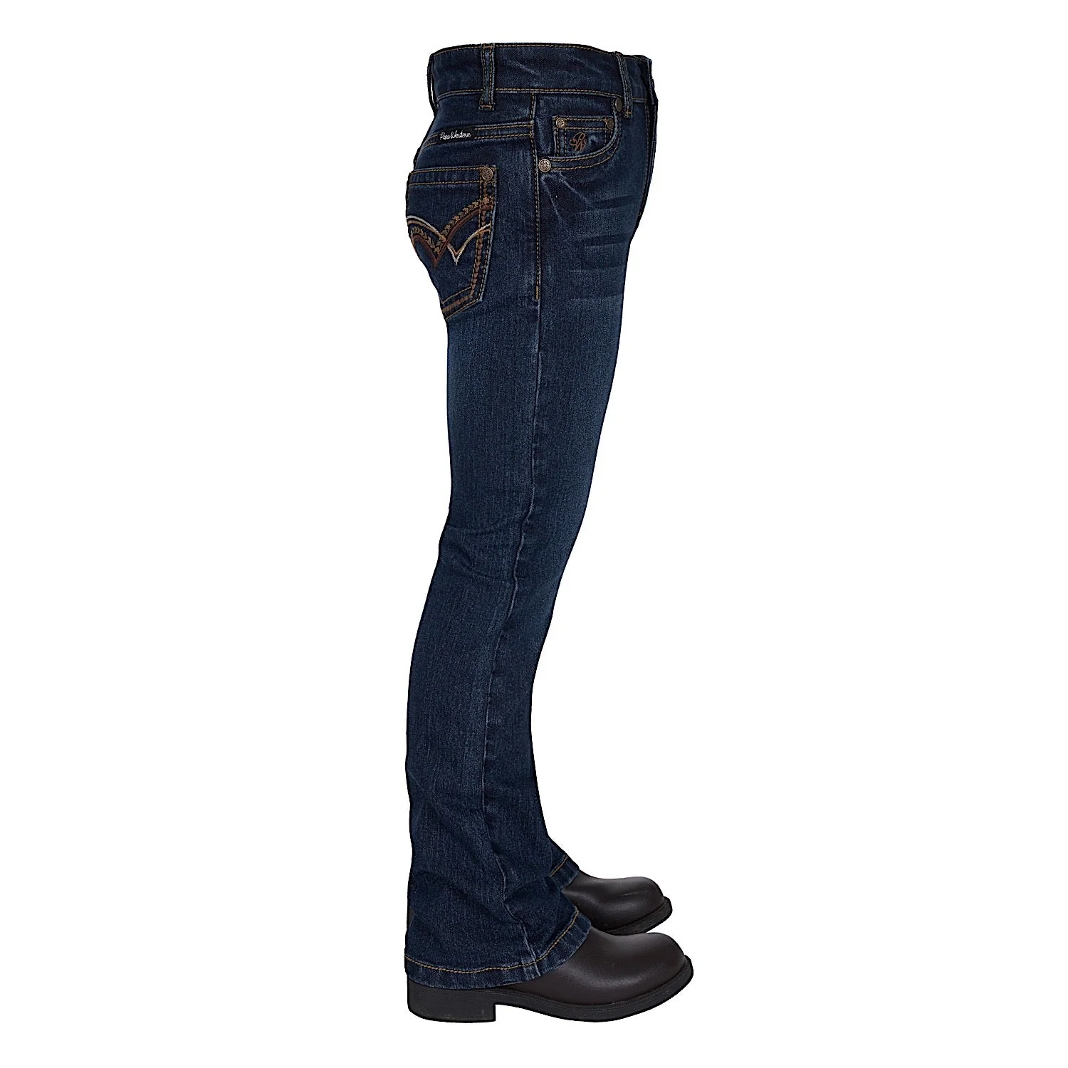 Pure Western Girl's Sam Boot Cut Jean - Midnight