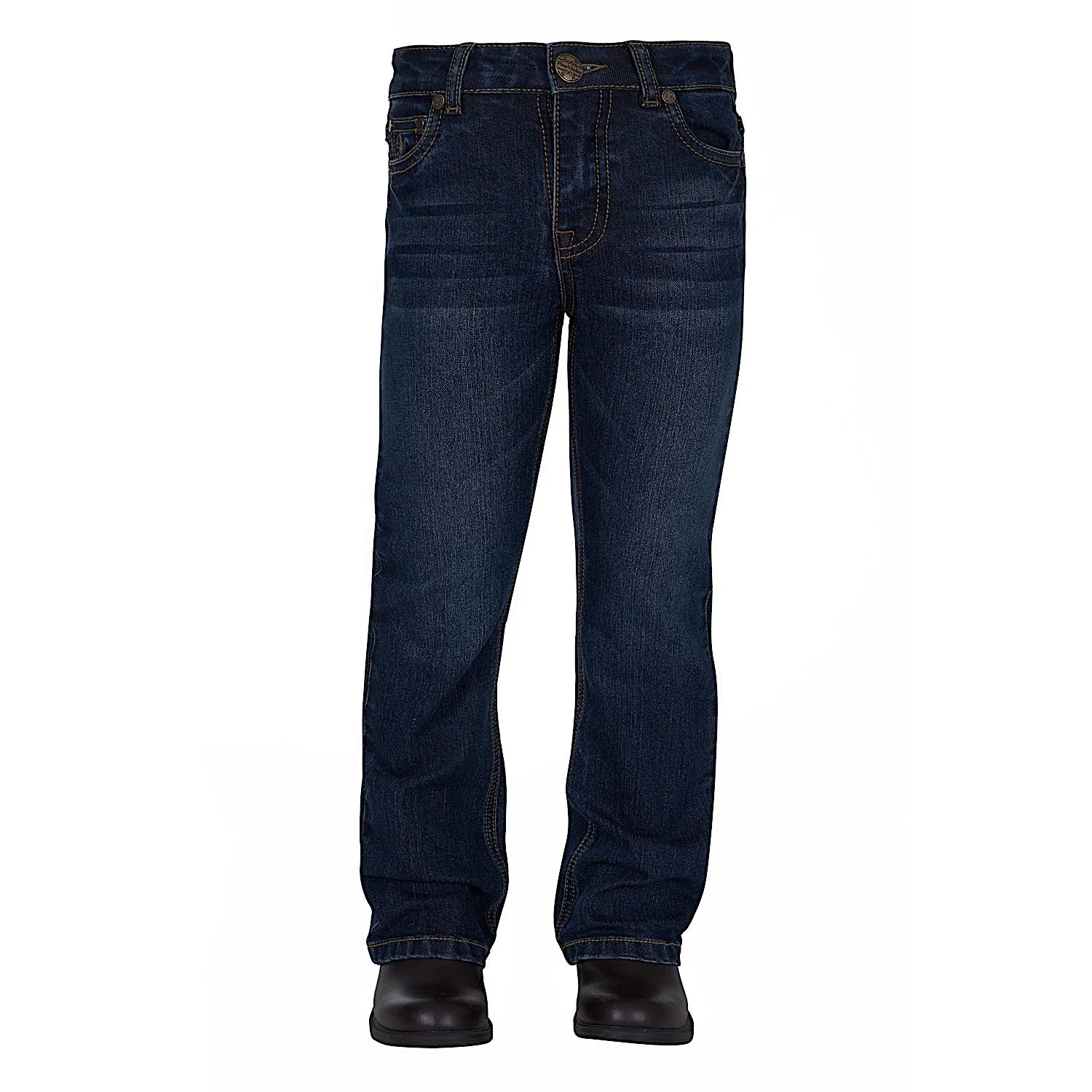 Pure Western Girl's Sam Boot Cut Jean - Midnight - Image 2