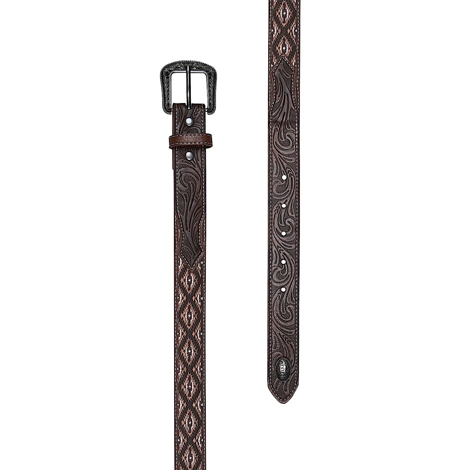 Pure Western Kid's Bowen Belt - Tan - Image 2
