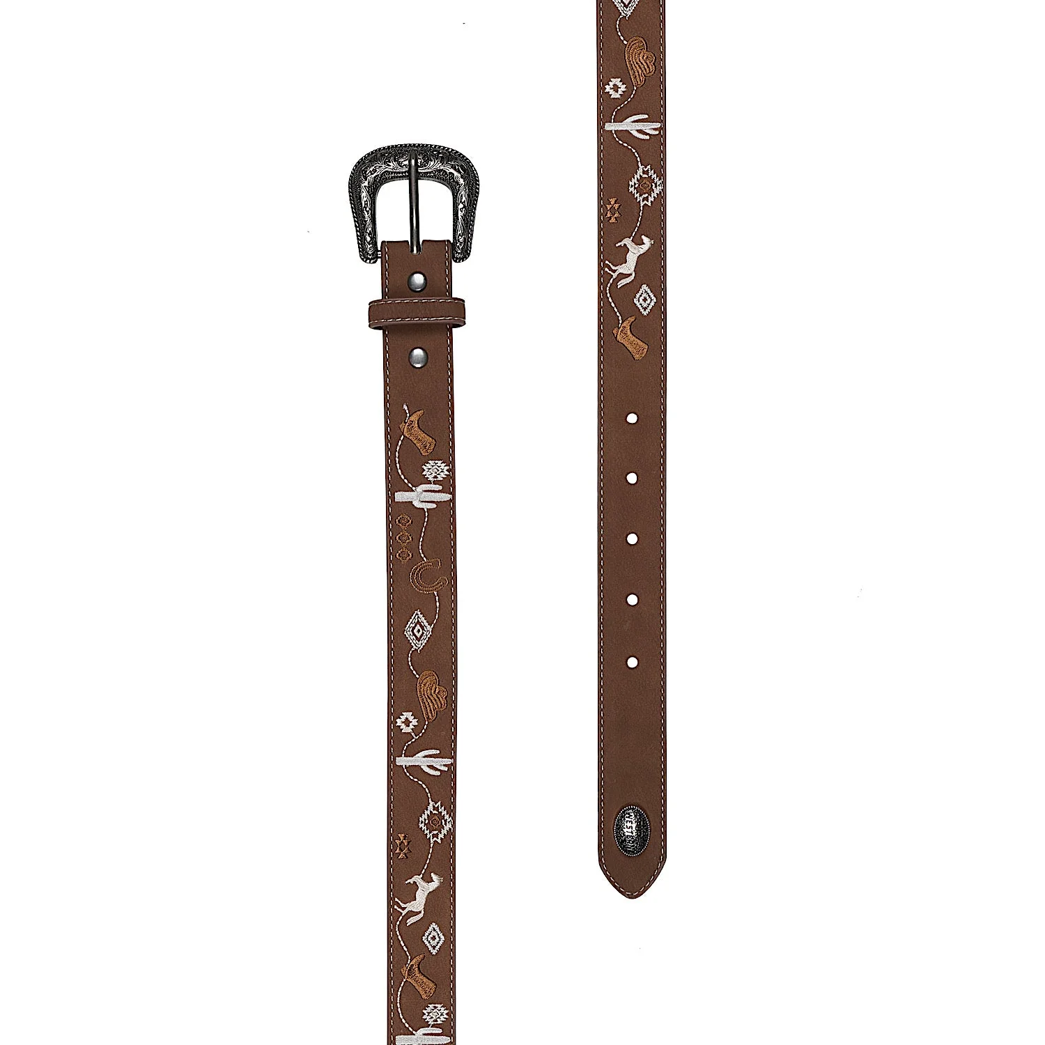 Pure Western Kid's Hallie Belt - Tan - Image 2
