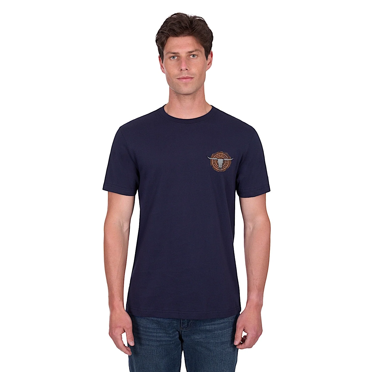 Pure Western Men's Samuel Tee - Navy - Image 2