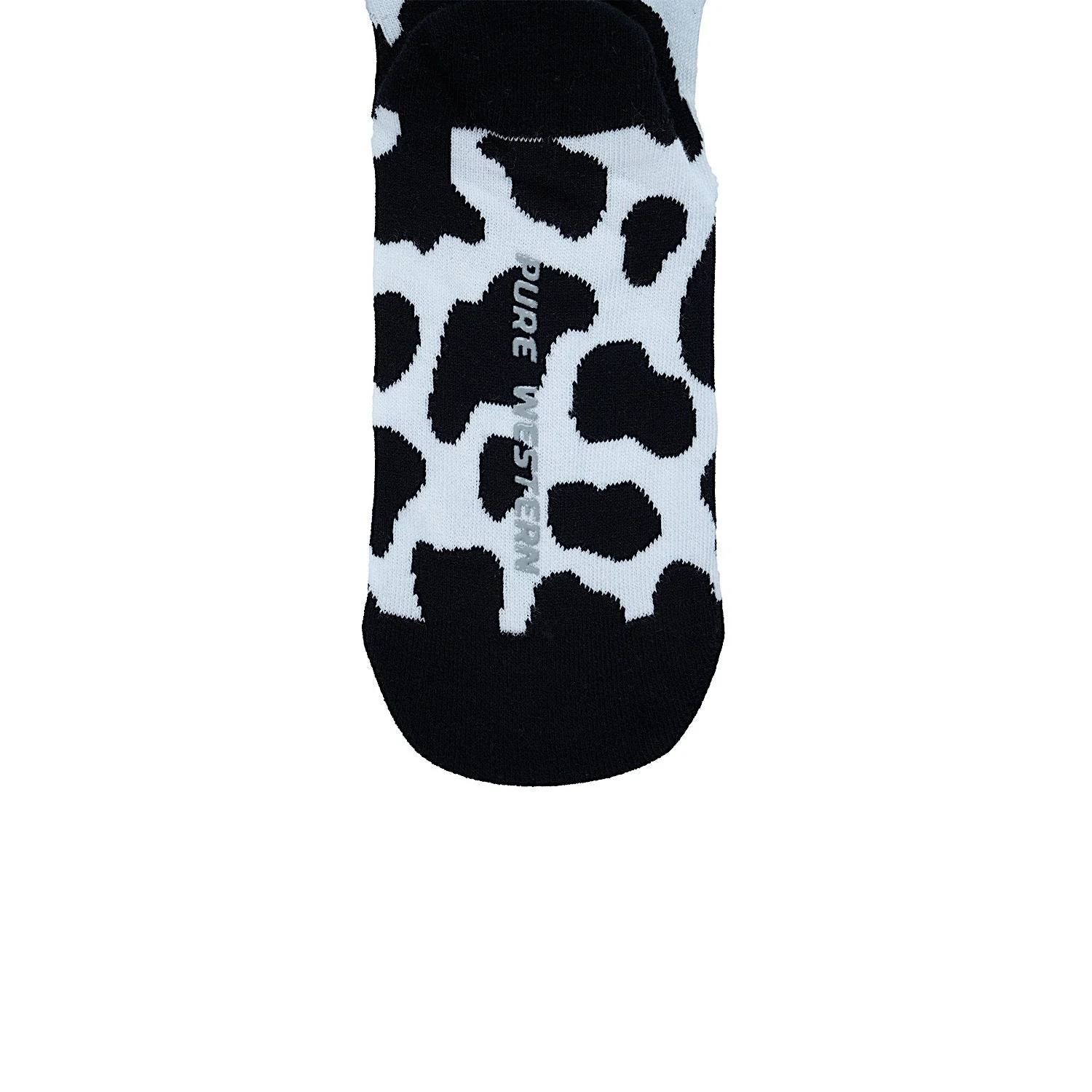 Pure Western Adult Crew Socks (Twin Pack) - Black/Tan - Image 2
