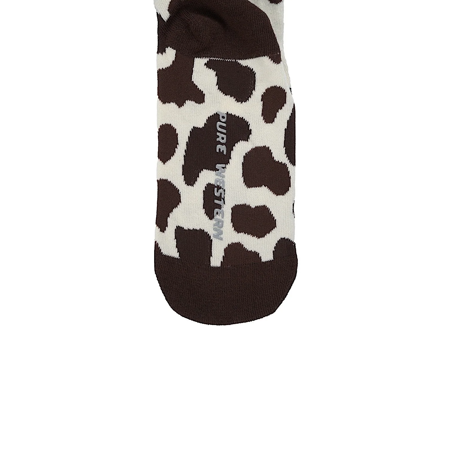Pure Western Kid's Crew Socks (Twin Pack) - Black/Tan - Image 2