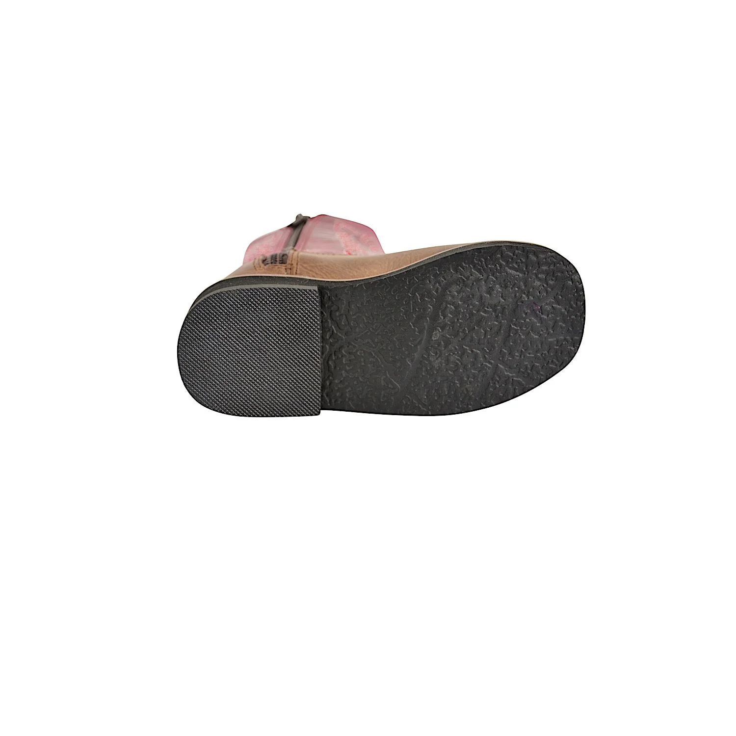 Pure Western TODDLER Molly Boot - Oil Distressed Brown/Pink - Image 3
