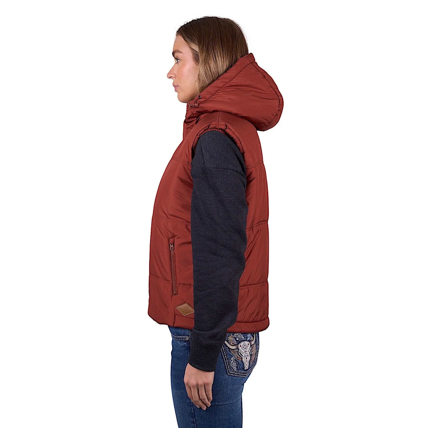 Pure Western Women's Holly Vest - Rust - Image 2