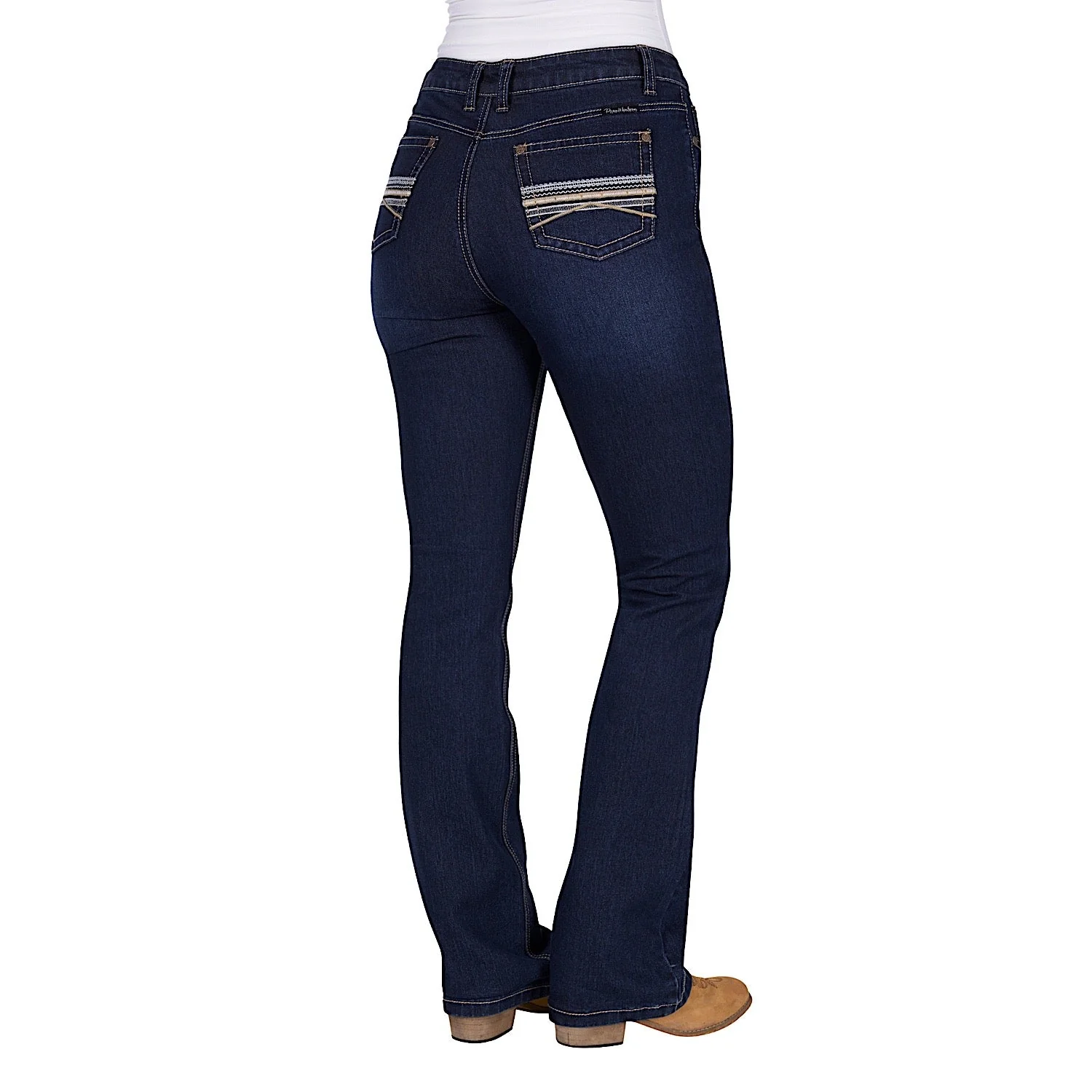 Pure Western Women's Ida Hi Rise Boot Cut Jean 34L - Midnight