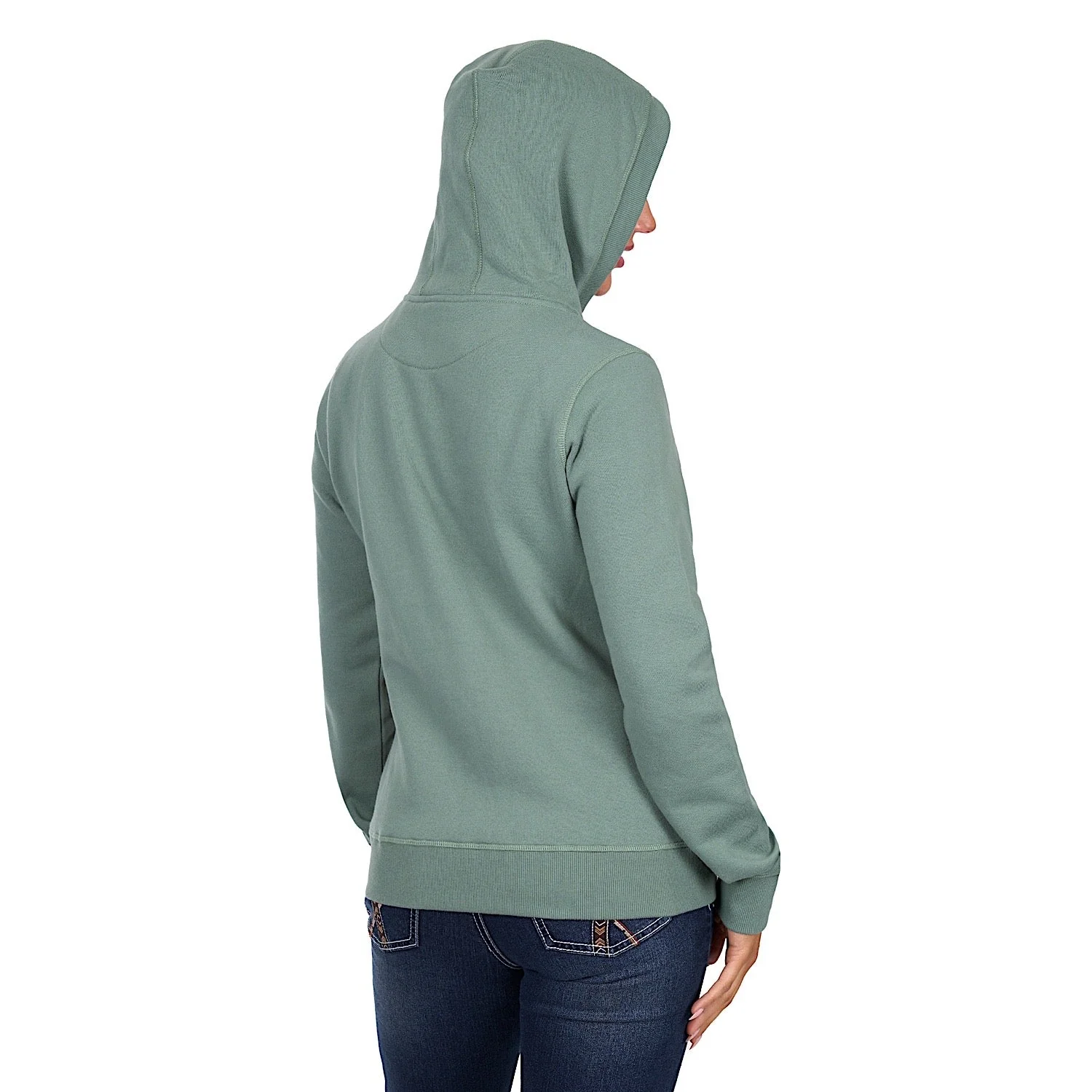 Pure Western Women's Libbie Hoodie - Green - Image 5