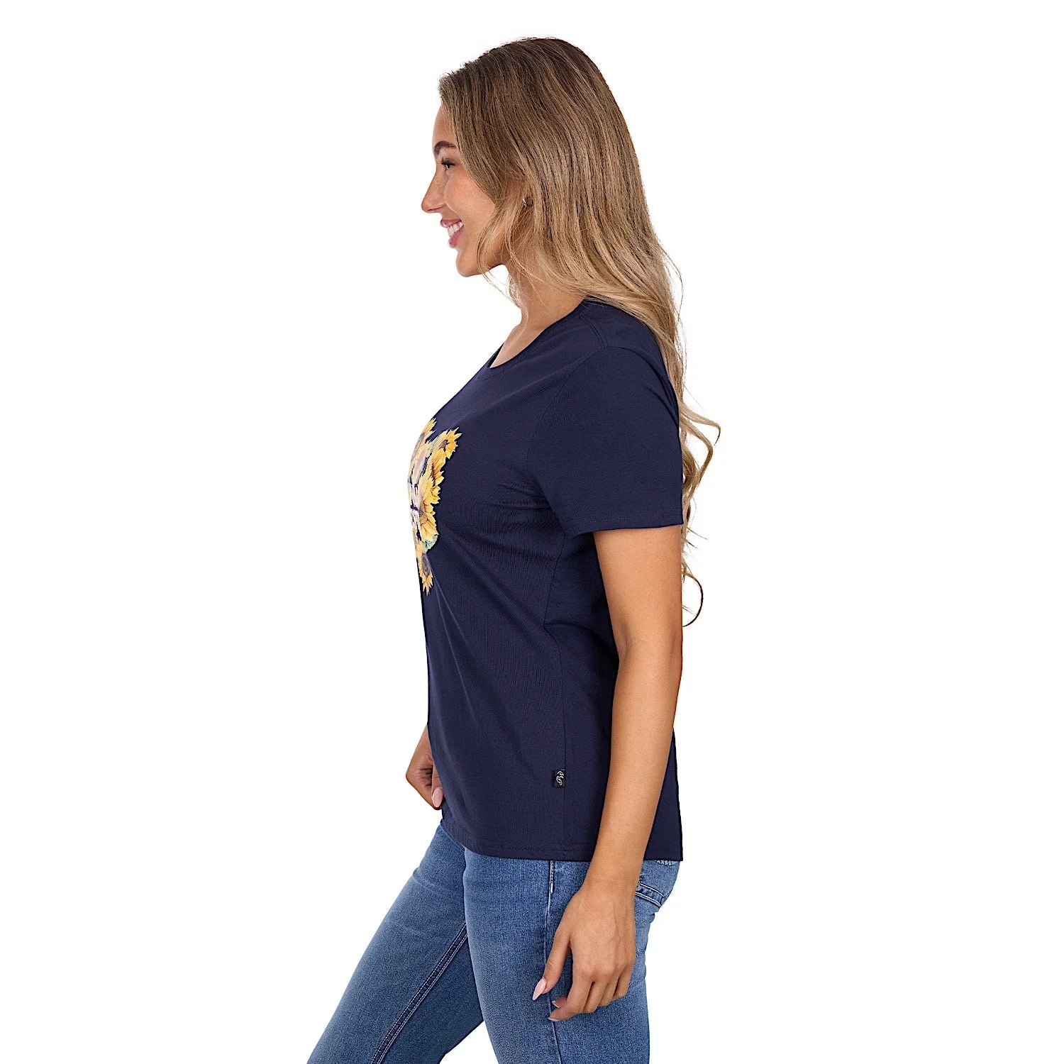 Pure Western Women's Marissa T-Shirt - Navy - Image 3