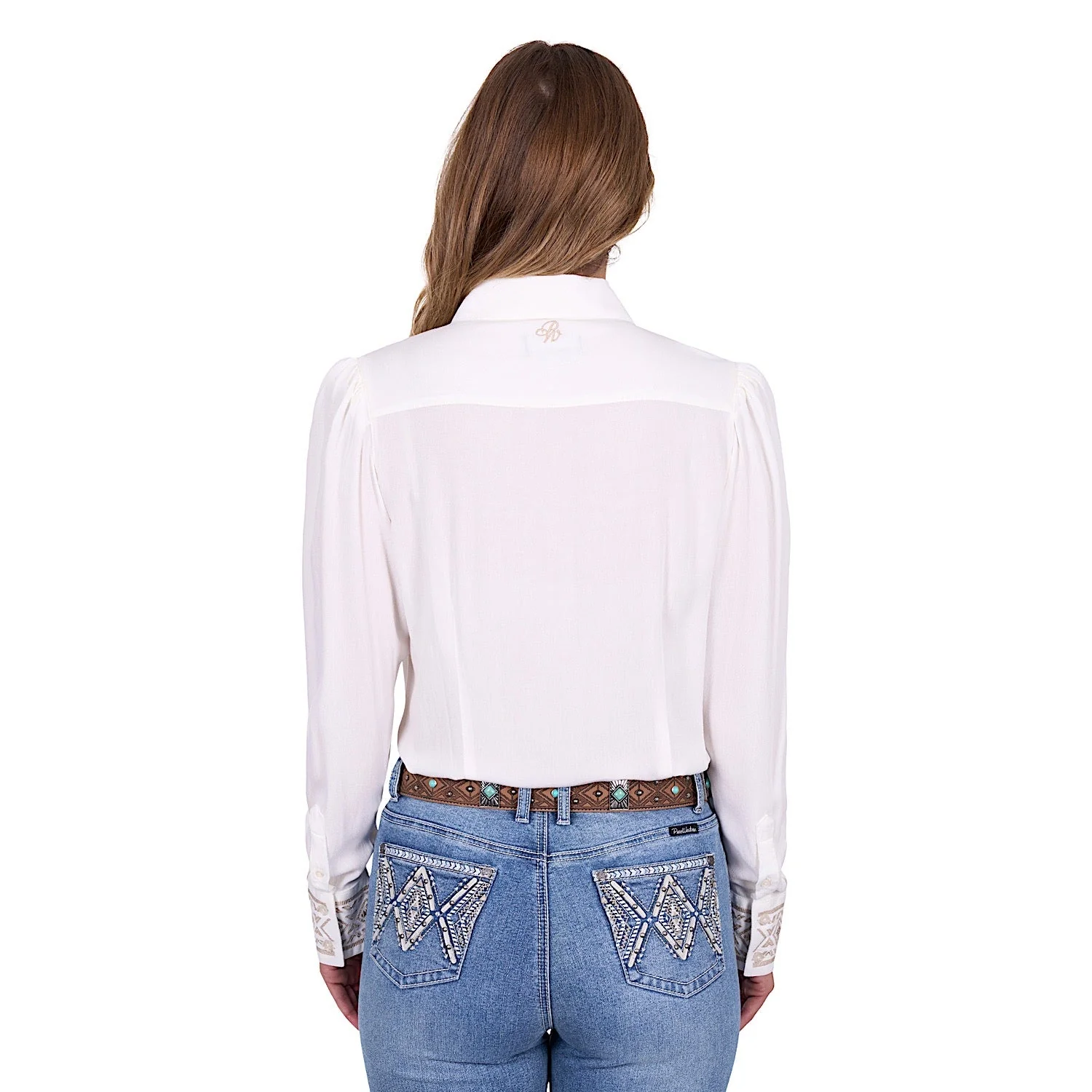 Pure Western Women's Monica Shirt - Cream - Image 3