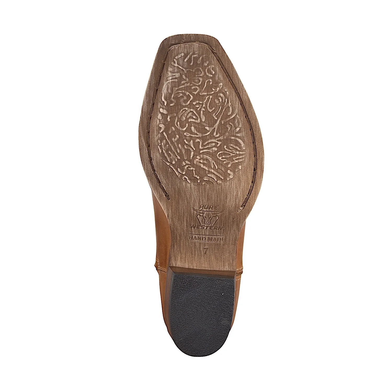 Pure Western Women's Pioneer Boot - Honey/Powder Pink - Image 2