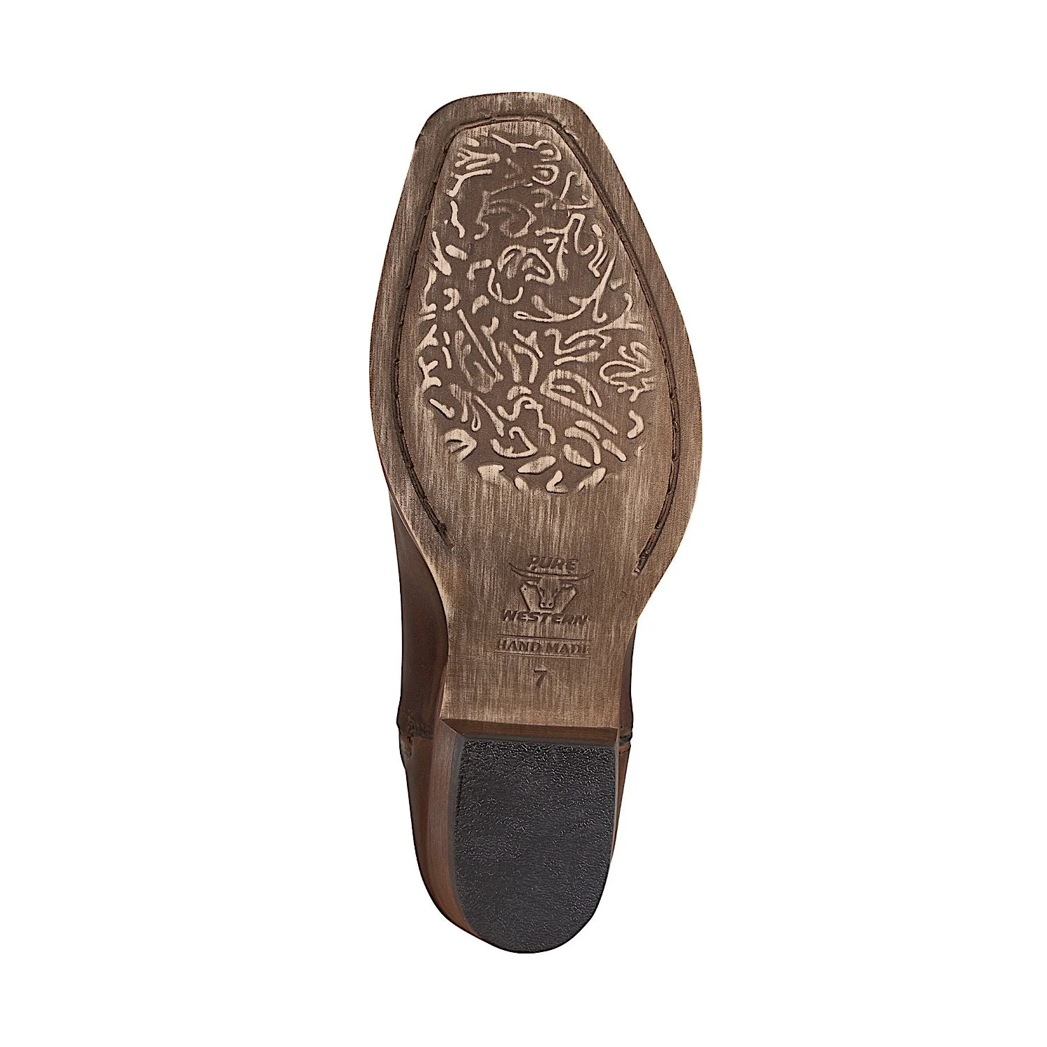 Pure Western Women's Pioneer Boot - Oily Brown - Image 2
