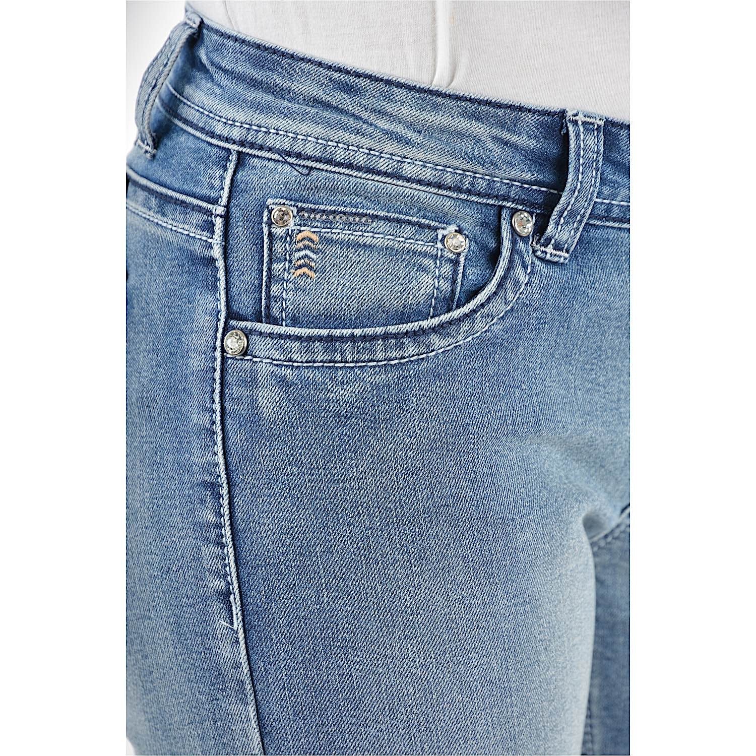 Pure Western Women's Steer Boot Cut Jean 32" Leg Moonshine - Image 4