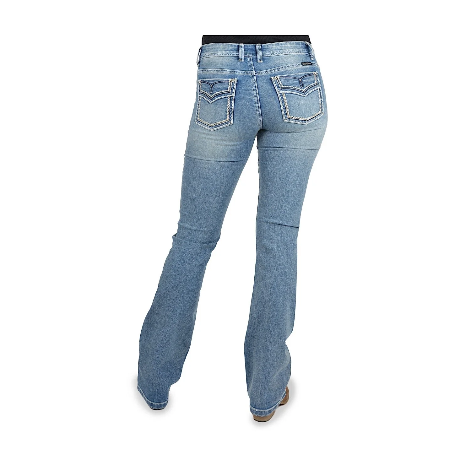 Pure Western Women's Veronica Boot Cut Jean 34" Leg - Moonshine