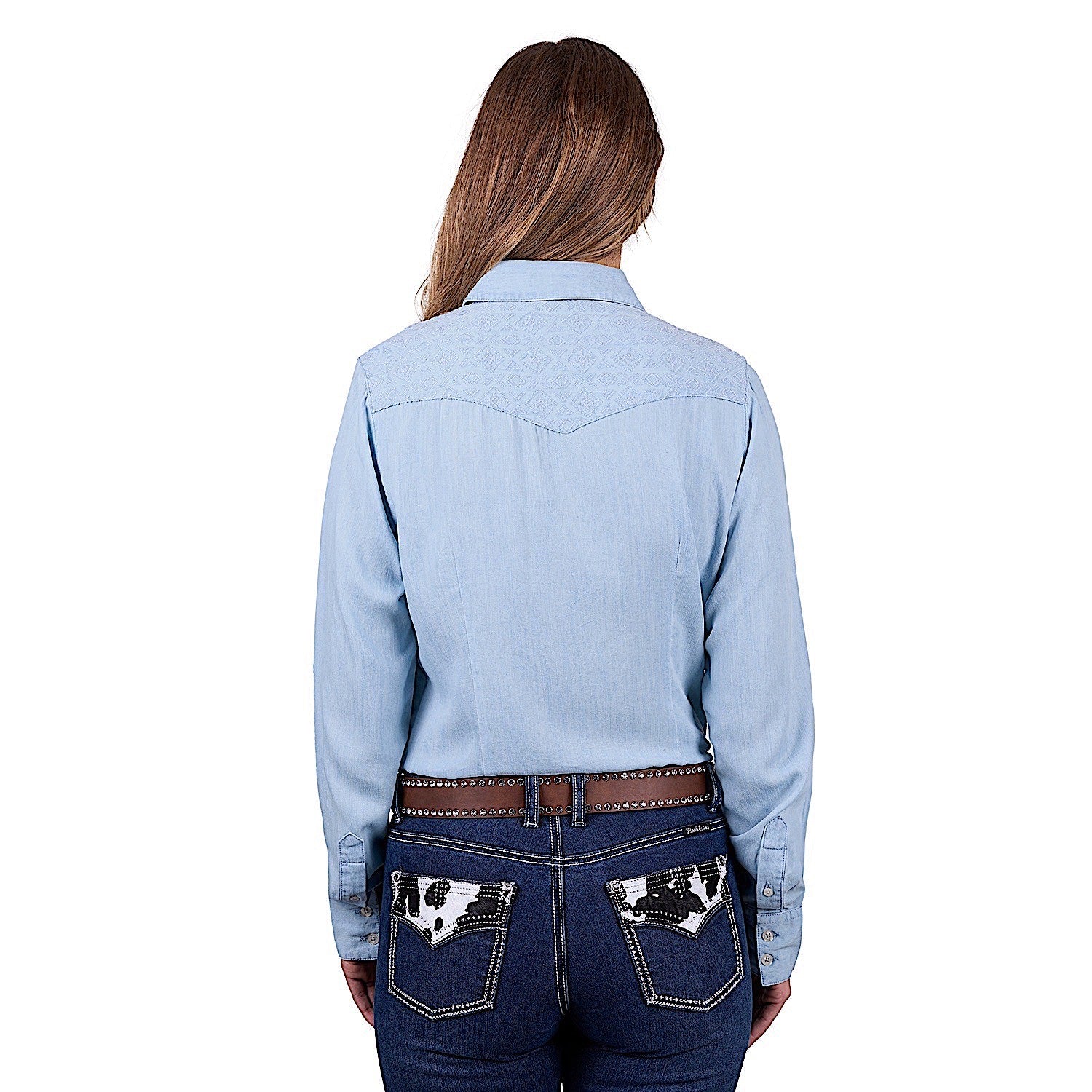 Pure Western Women's Wanda Western Shirt - Blue - Image 2