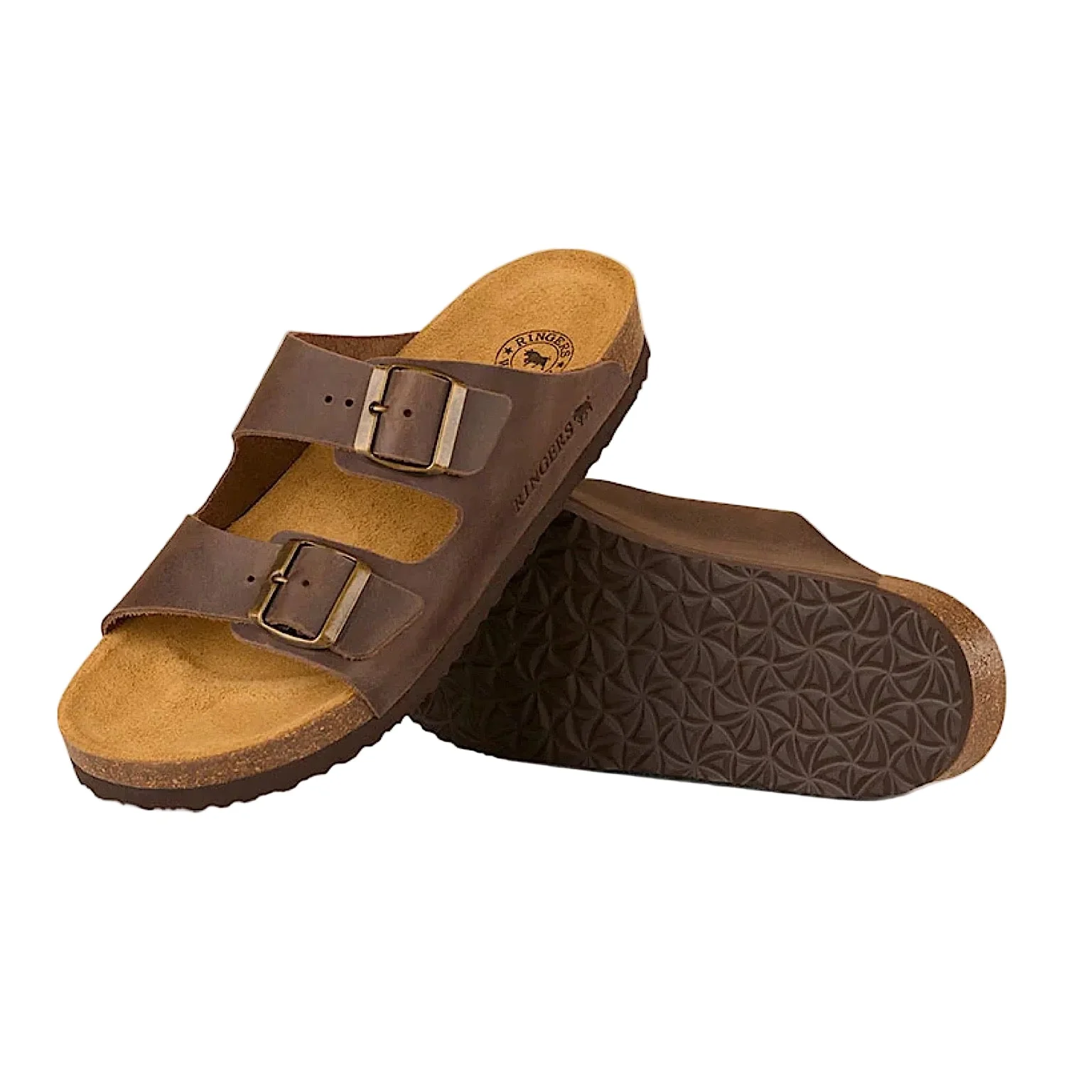 Ringers Western Ashford Leather Cork Sandal - Tobacco - Image 4