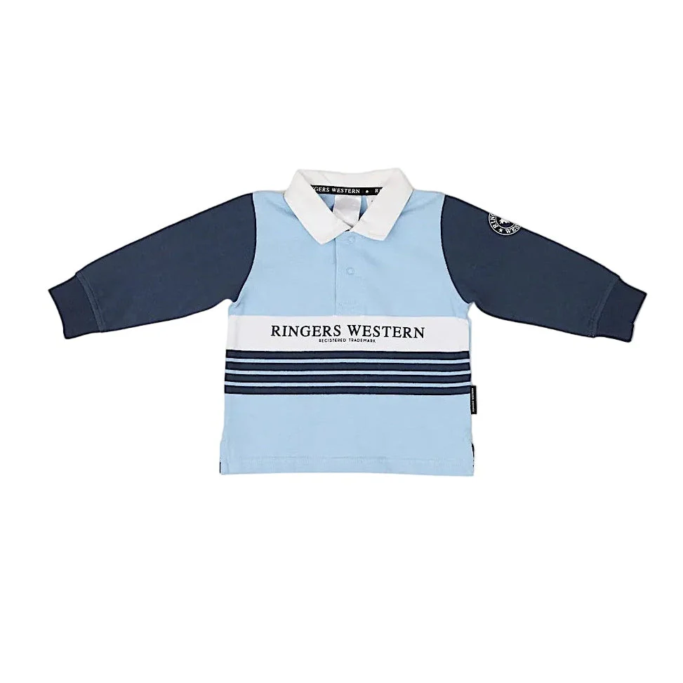 Ringers Western Babies Footy Roo Rugby Jersey - Blue