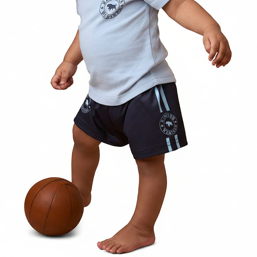 Ringers Western Babies Footy Short - Navy/Blue