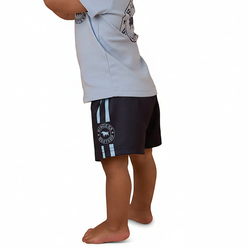 Ringers Western Babies Footy Short - Navy/Blue - Image 2