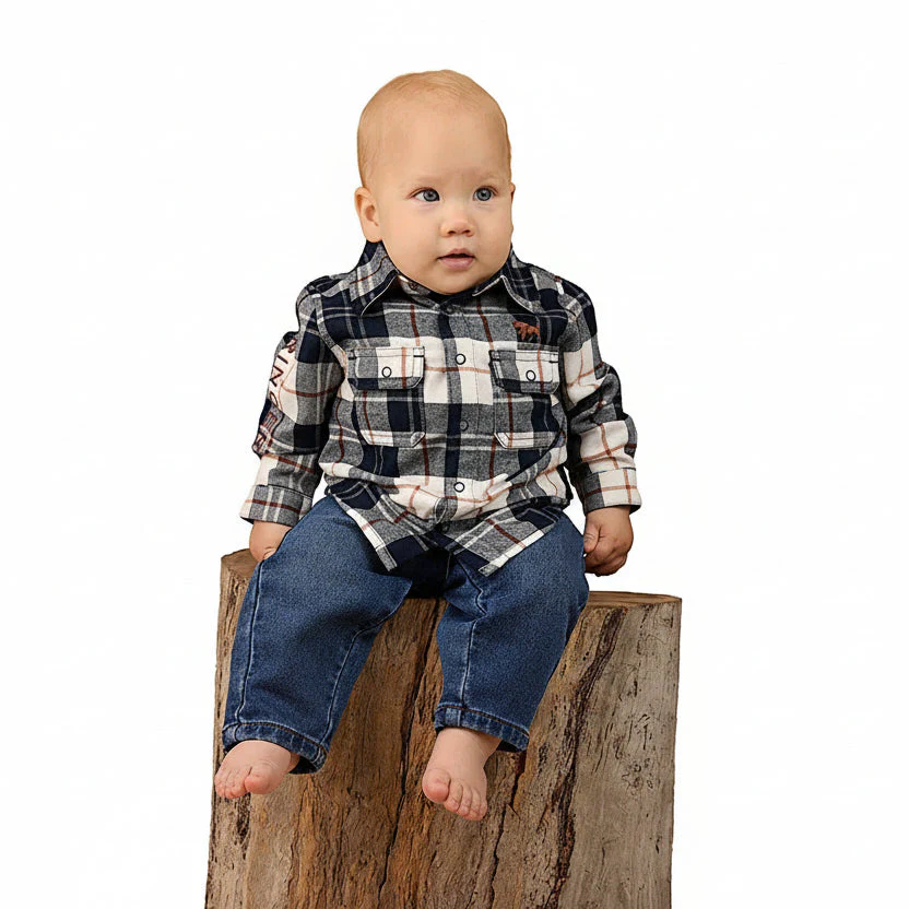 Ringers Western Babies Rusty Denim Pull On Jean - Classic Blue