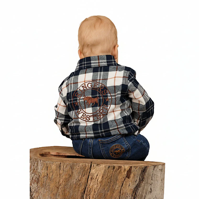 Ringers Western Babies Rusty Denim Pull On Jean - Classic Blue - Image 2