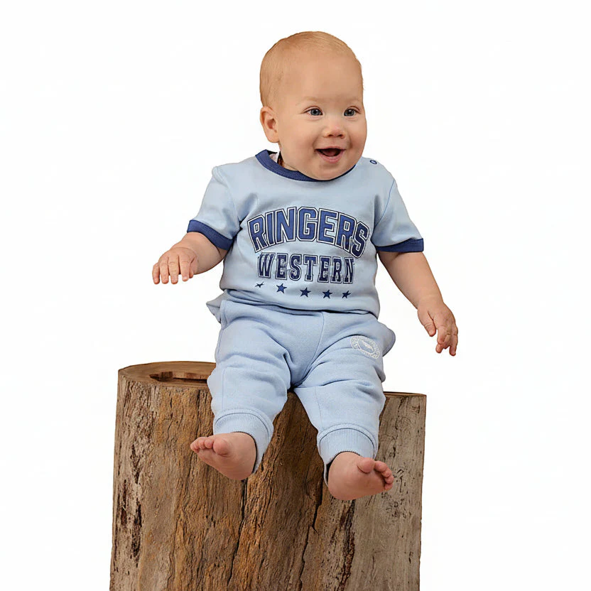 Ringers Western Bambino Ringer T-Shirt - Blue