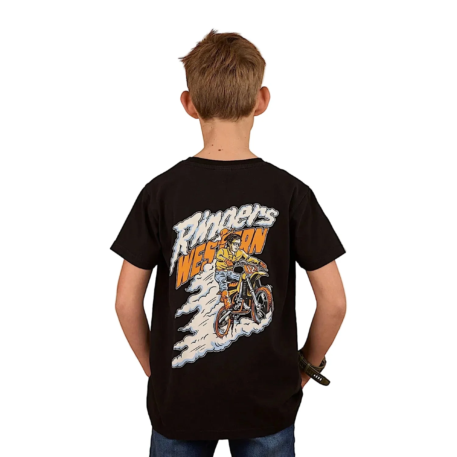 Ringers Western Boy's Rip It Classic Fit T-Shirt - Black